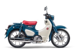 スーパーカブC125 純正リアキャリア　パールボスポラスブルー 26' ホンダ スーパーカブC125 パールボスポラスブルー ☆新車 バイク