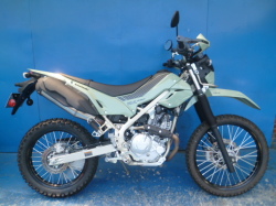 カワサキ　KLX230 SHERPA グリーン 2025年 中古車 レンタル車両特別販売
