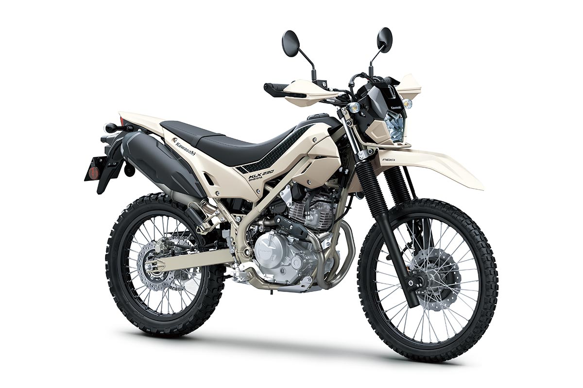 25 KLX230 SHERPA ベージュ 新車 バイク＆ホバークラフト専門店