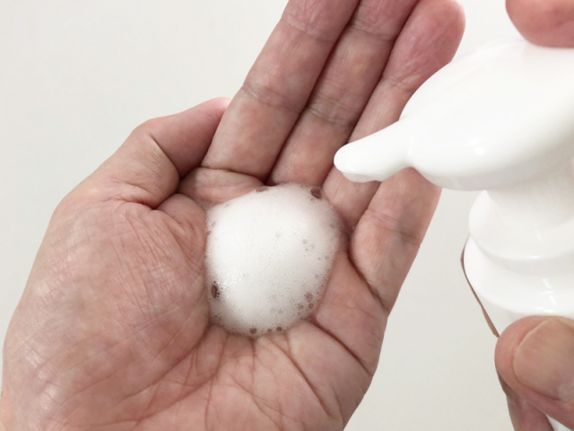 泡で出た化粧水