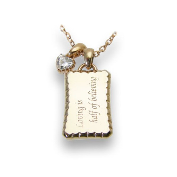 ピンクゴールドネックレス ペンダント【JCP0006CZ】 Juliet Colors ジュリエットカラーズ