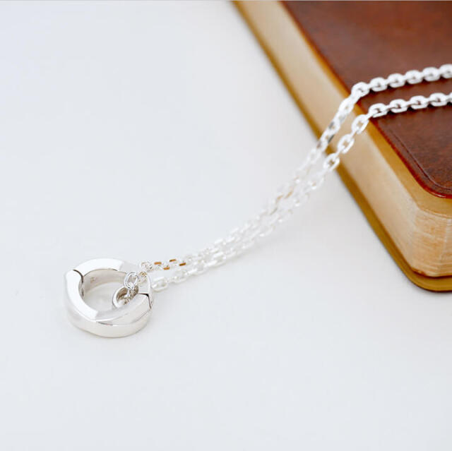 即日発送】素材が選べる リングホルダーネックレス リング用