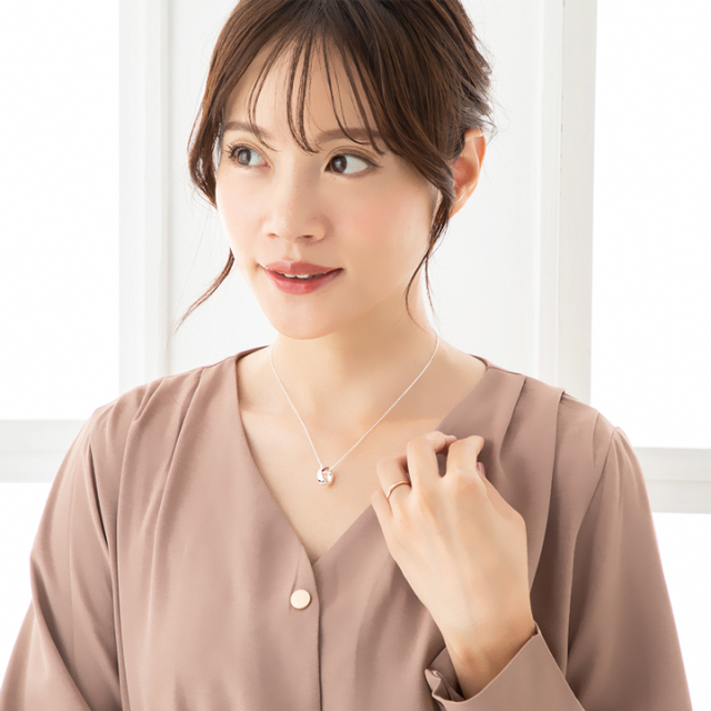 即日発送】素材が選べる リングホルダーネックレス リング用ペンダント