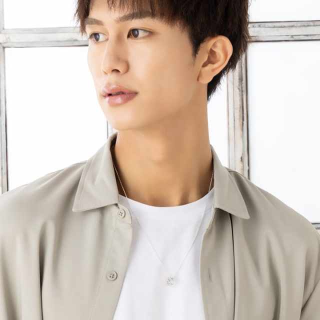 誕生石リングホルダーネックレス