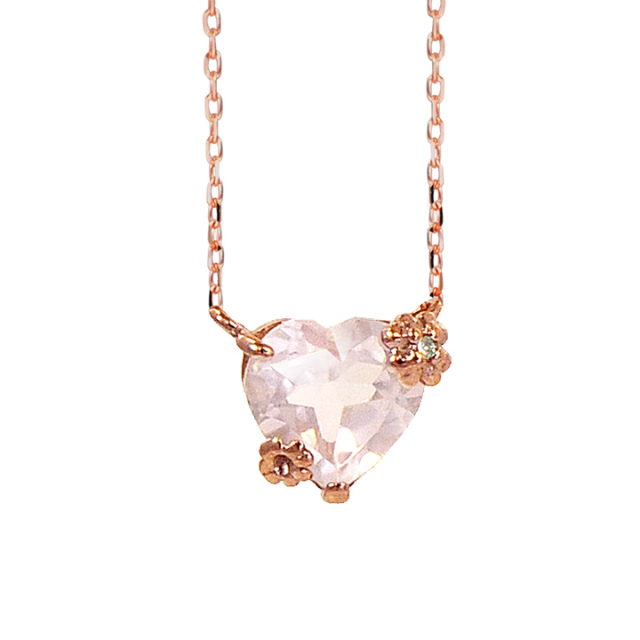 Lovers & Ring 10金ピンクゴールドネックレス