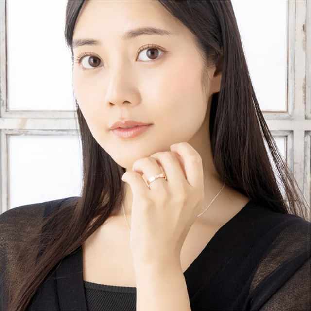 納期約4週間】選べる4カラー ペアリング シルバー925 ダイヤモンド