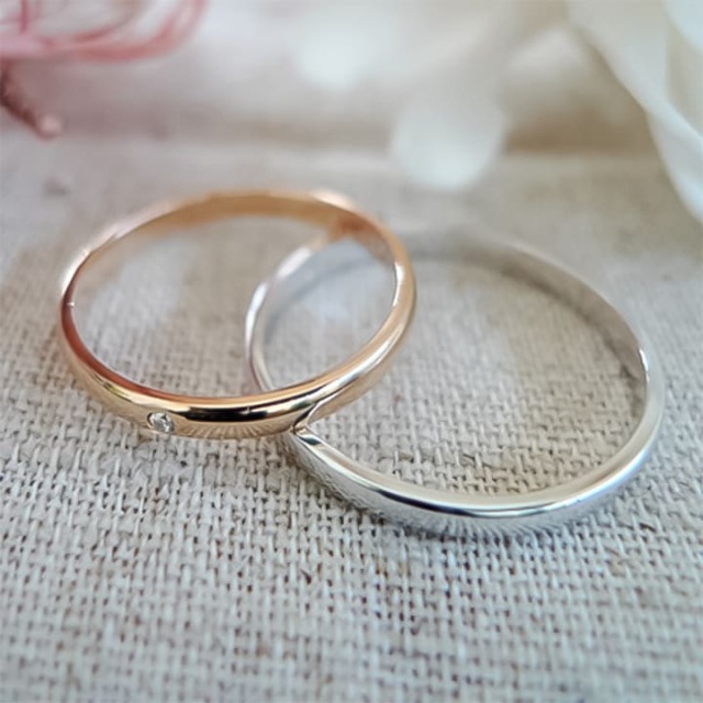 10金18金プラチナから素材が選べるセミオーダーリング