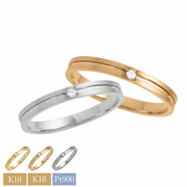 10金18金プラチナから素材が選べるセミオーダーリング