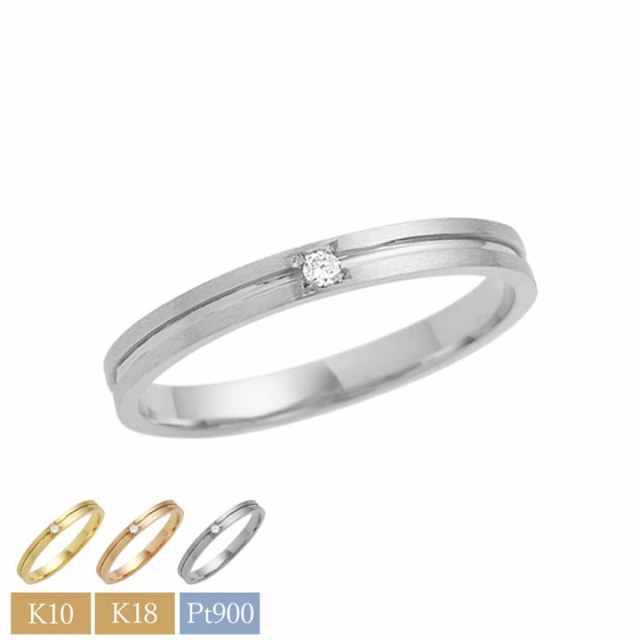10金18金プラチナから素材が選べるセミオーダーリング
