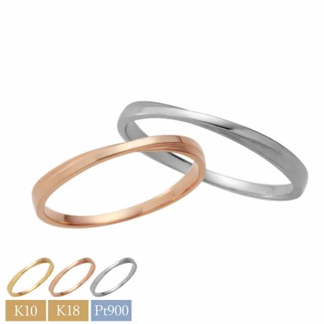 10金18金プラチナから素材が選べるセミオーダーリング