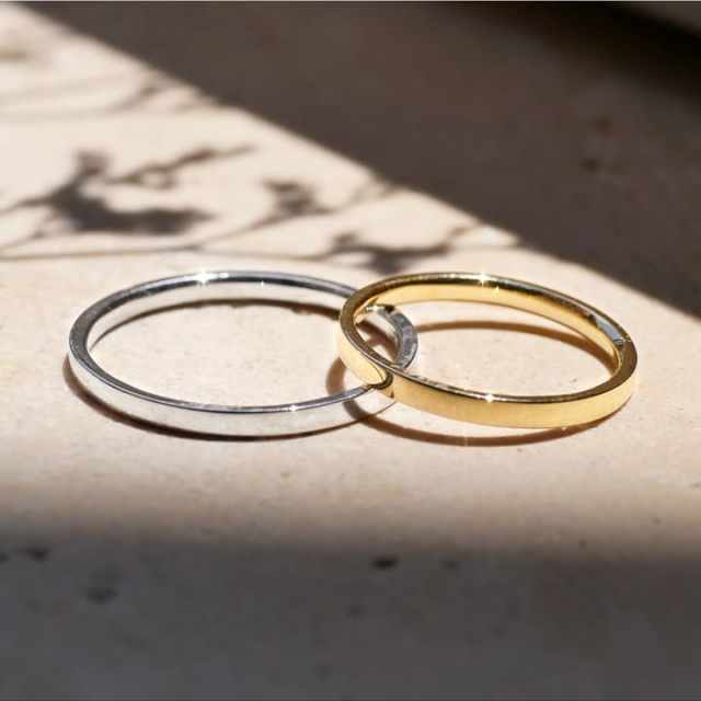 10金18金プラチナから素材が選べるセミオーダーリング