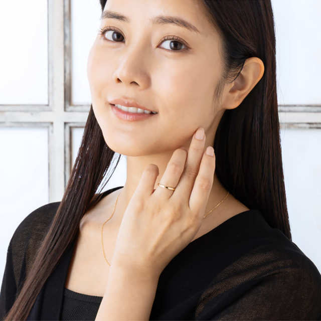 10金18金プラチナから素材が選べるセミオーダーリング