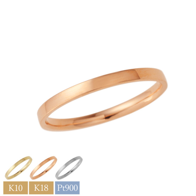 10金18金プラチナから素材が選べるセミオーダーリング