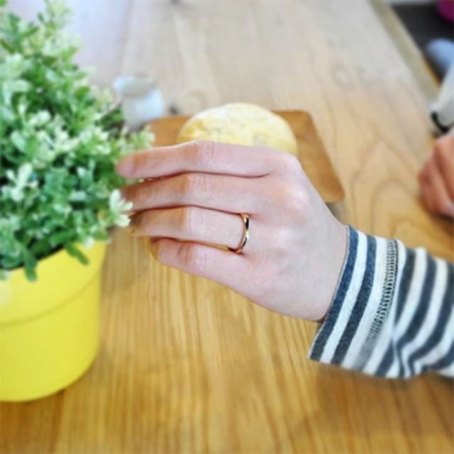 10金18金プラチナから素材が選べるセミオーダーリング