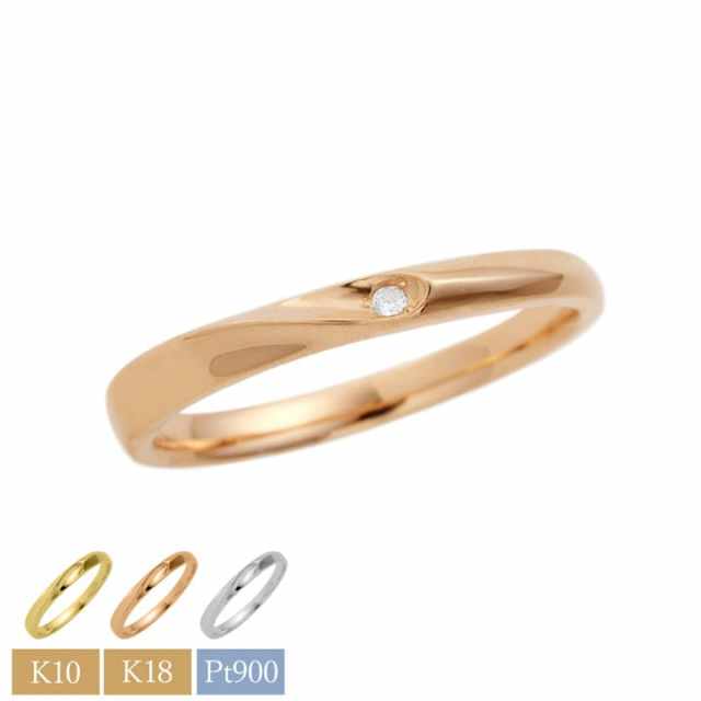 10金18金プラチナから素材が選べるセミオーダーリング