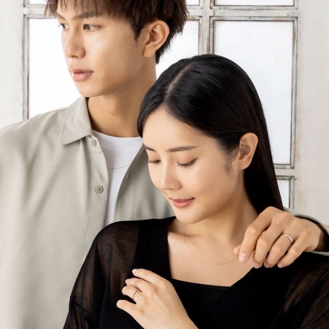 10金18金プラチナから素材が選べるセミオーダーリング