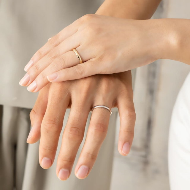 10金18金プラチナから素材が選べるセミオーダーリング