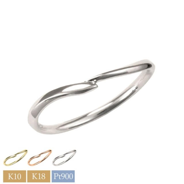 10金18金プラチナから素材が選べるセミオーダーリング