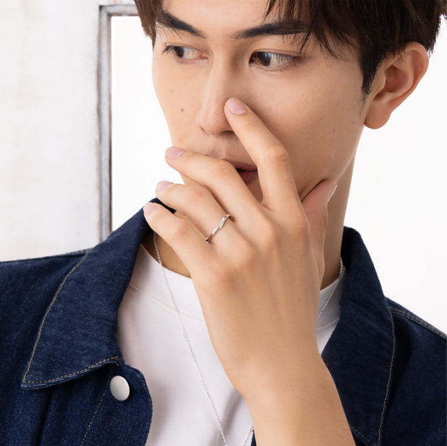 10金18金プラチナから素材が選べるセミオーダーリング