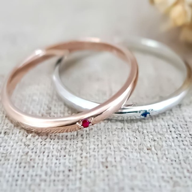 ksatmyr★オーダージュエリー　プラチナ　ペアリング　ツイストデザイン ksatmyr☆オーダージュエリー プラチナ ペアリング ツイスト