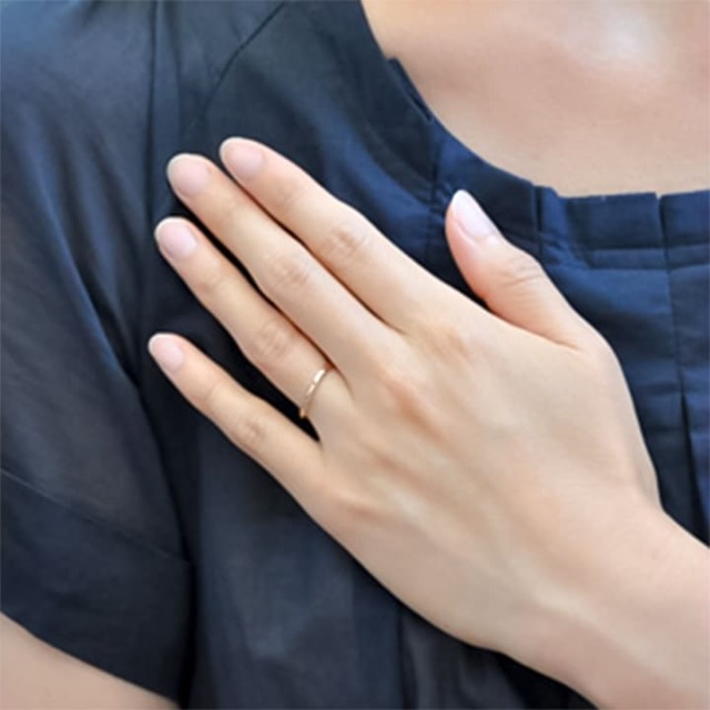 10金18金プラチナから素材が選べるセミオーダーリング