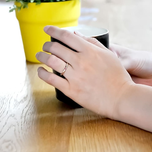 10金18金プラチナから素材が選べるセミオーダーリング