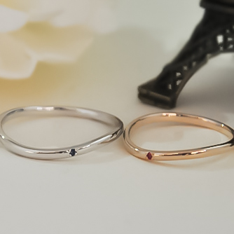 10金18金プラチナから素材が選べるセミオーダーリング