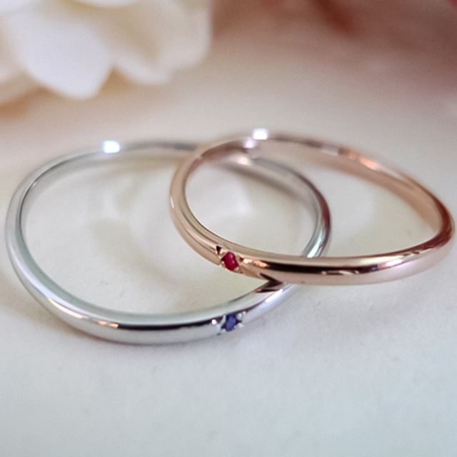 10金18金プラチナから素材が選べるセミオーダーリング