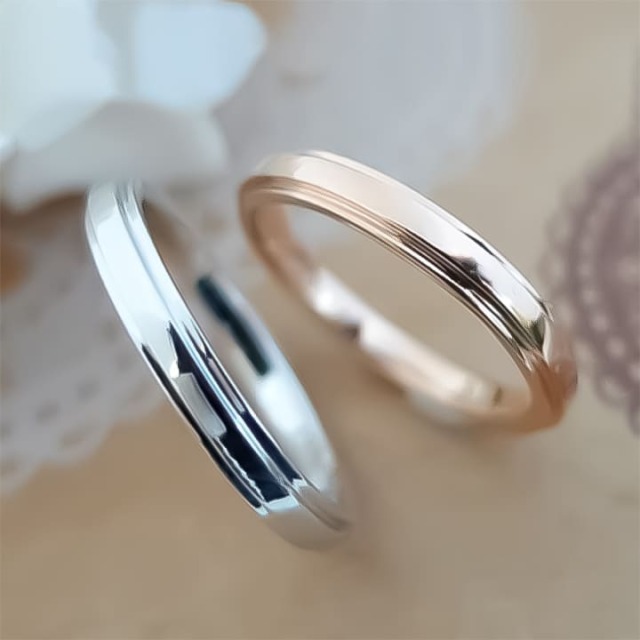 10金18金プラチナから素材が選べるセミオーダーリング