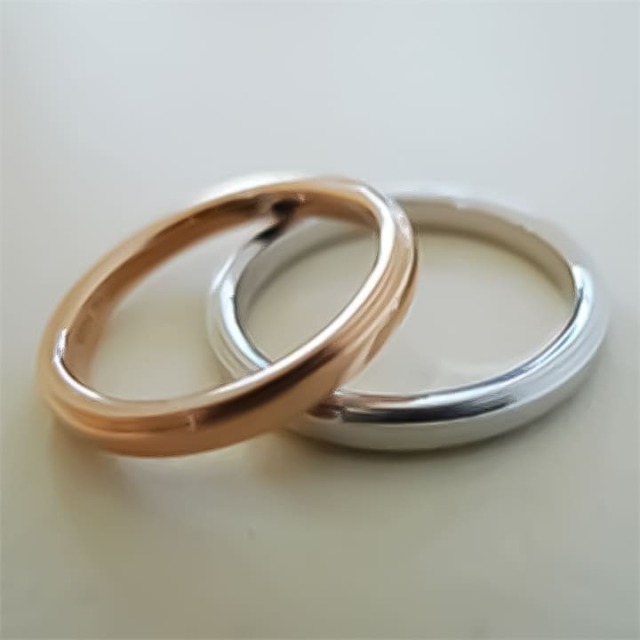 選べる素材＆刻印無料】セミオーダージュエリー K10 K18 プラチナ ペア