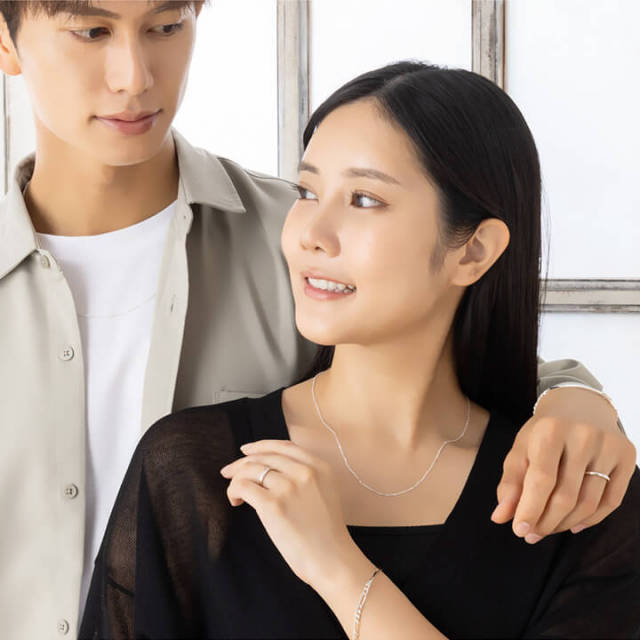 選べる誕生石】 ペアリング ペアリング シルバー925 甲丸リング 刻印