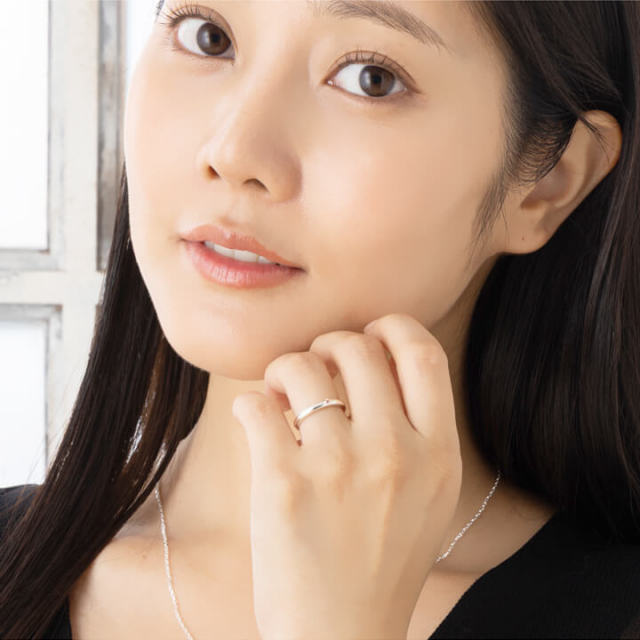 シルバーペアリング誕生石