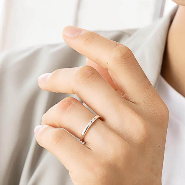 シルバーペアリング誕生石