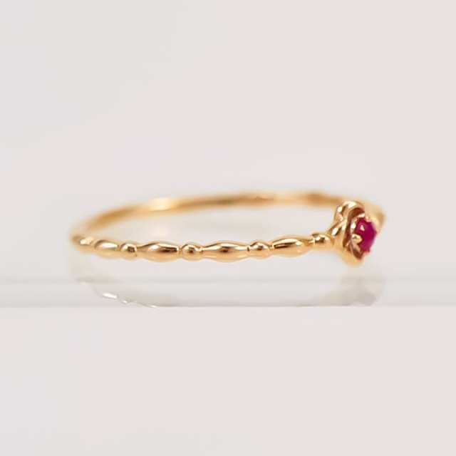 k10ピンクゴールドルビーリング