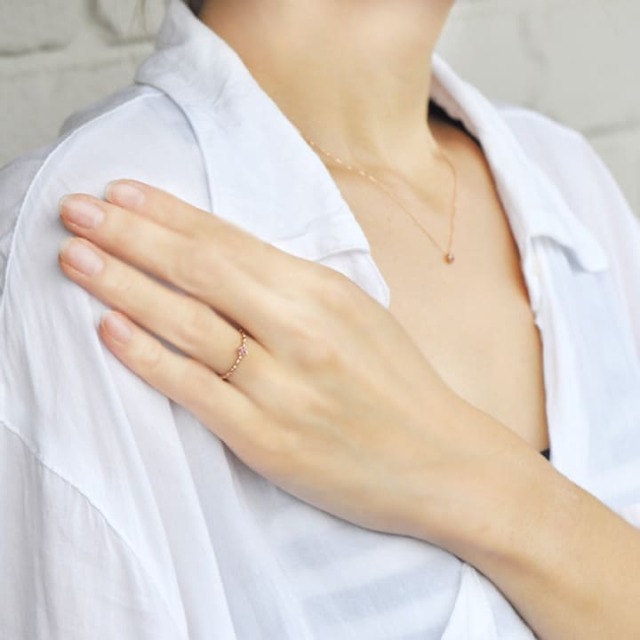 k10ピンクゴールドルビーリング