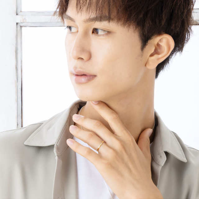 誕生石ゴールドペアリング