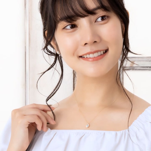 即日発送＆選べる誕生石】K10 ダイヤモンド ネックレス レディース