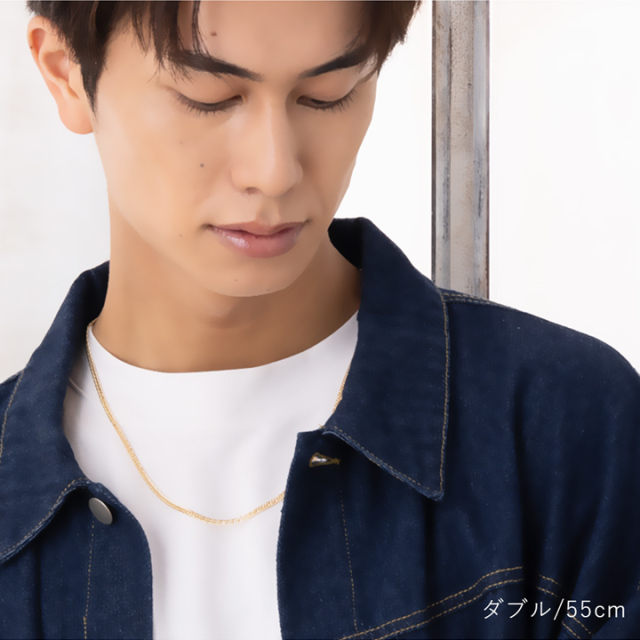 中空キヘイゴールドネックレス