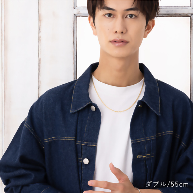 中空キヘイゴールドネックレス