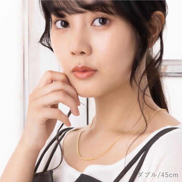 中空キヘイゴールドネックレス