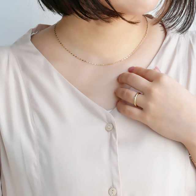 10金 18金 エクレア ゴールドチェーン K10 K18 40cm 45cm 50cm 55cm