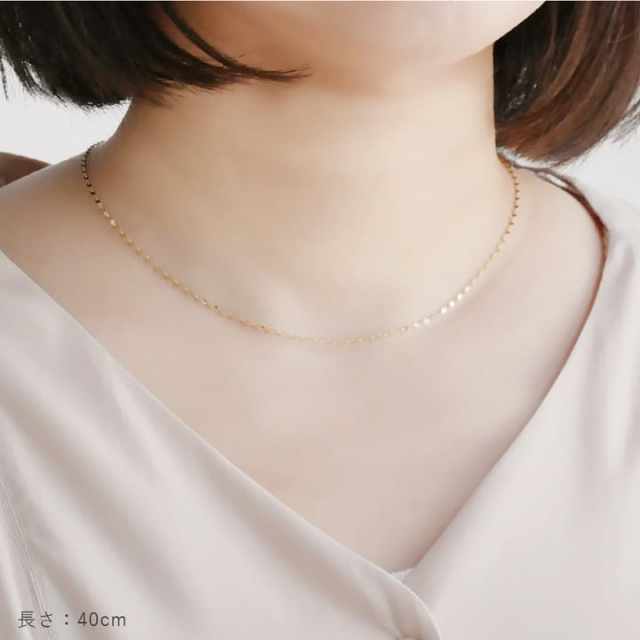 ebiten様 大好評【K18YG】華奢 長さが選べる『45センチ』 大好評シリーズの新作【K18YG】華奢 長さが選べる ペタル
