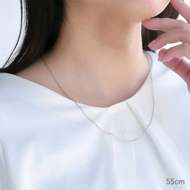 国産ステンレスチェーンペアネックレス