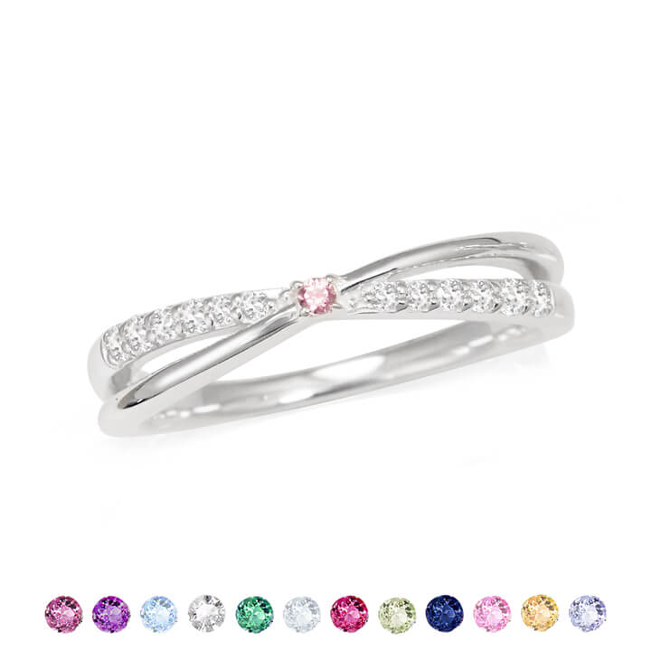 誕生石対応ペアリング