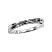 シルバー リング メンズ 絆 ブラックカラー 刻印 LSR0103BKRM 通常納期7日～10日 LOVERS SCENE ラバーズシーン お祝い 誕生日 プレゼント 記念日 プレゼント