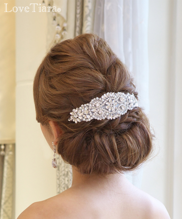 ヘッドドレス ビジュー ウエディング 結婚式 ブライダル