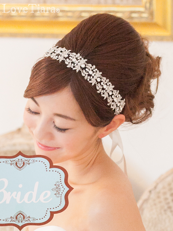 カチューム リボンカチューシャ ウェディング 結婚式