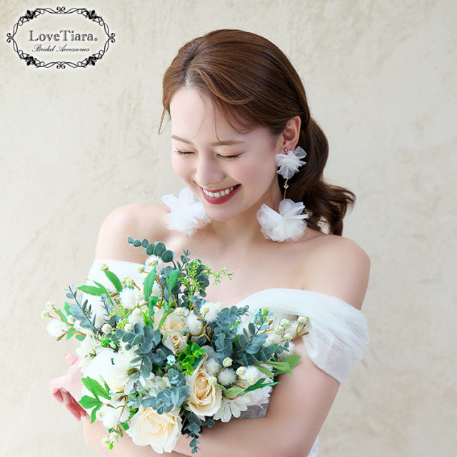 イヤリング　ウエディング　ブライダル　結婚式