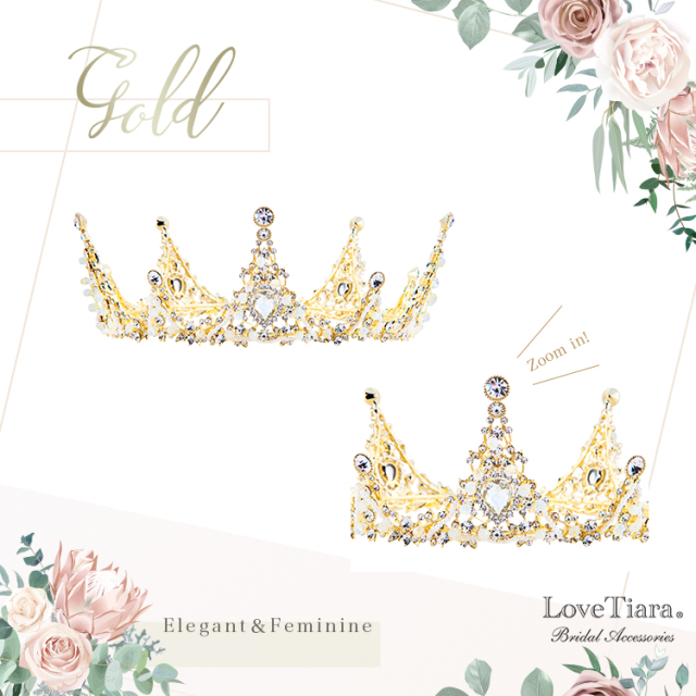 クラウン ティアラ 結婚式 ウェディング ヘッドドレス