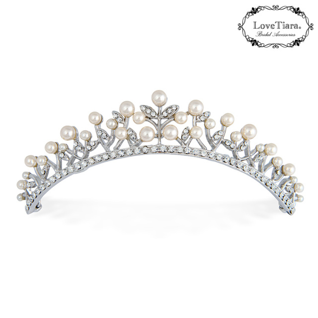 パールフルールコームティアラ 詳細イメージ